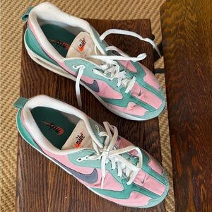 Nike Air Max Dawn running shoes Rust Pink/Iron Grey-Jade Glaze worn a few times
